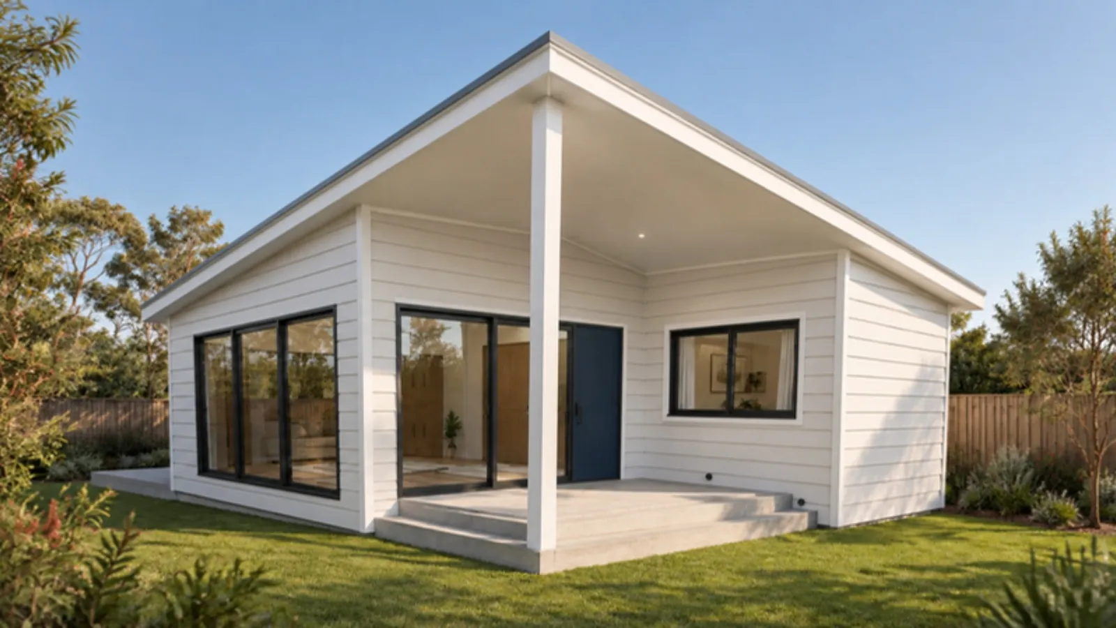 The Barbara granny flat — Hamptons facade treatment
