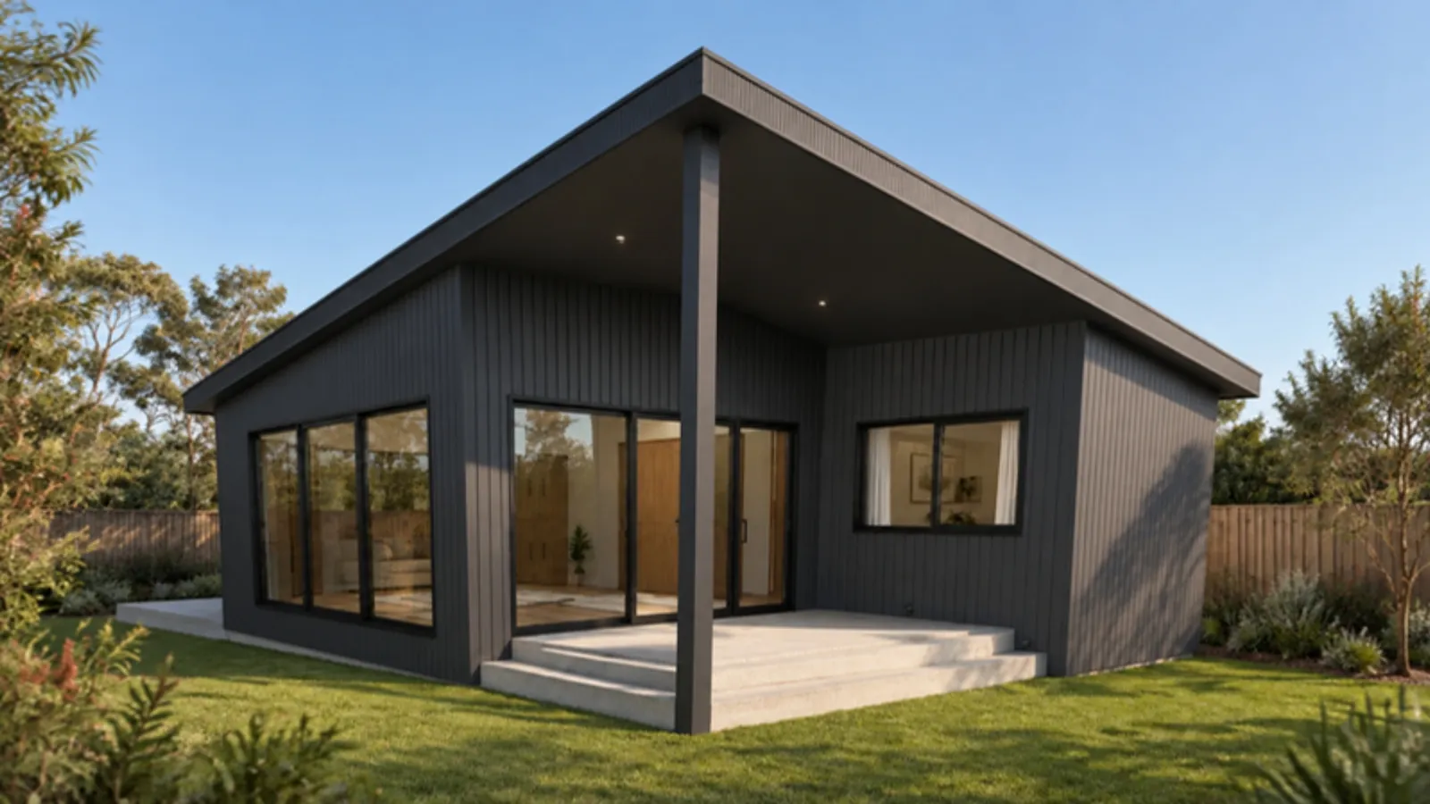 The Barbara granny flat — Monument facade treatment