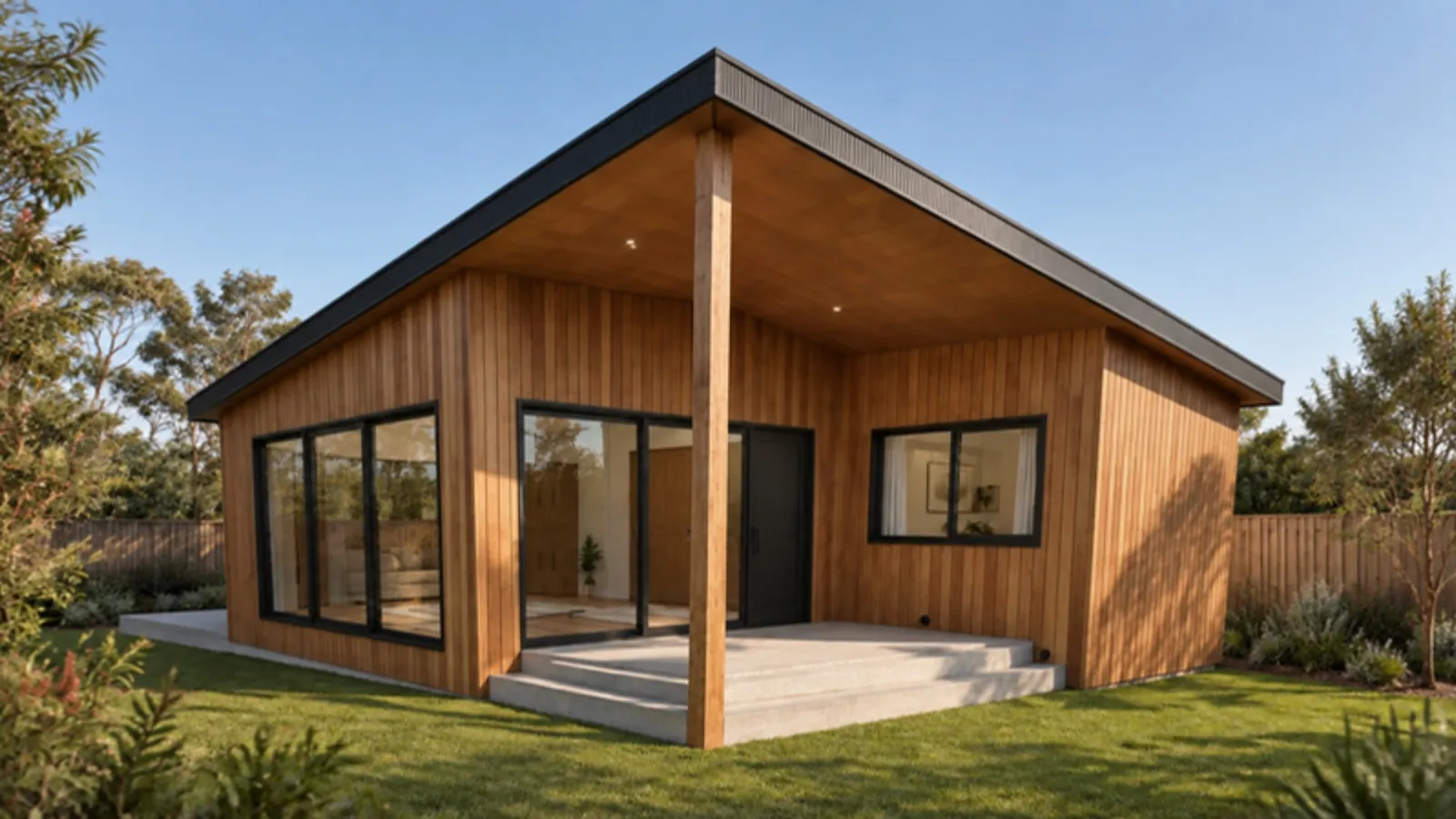 The Barbara granny flat — Timber facade treatment