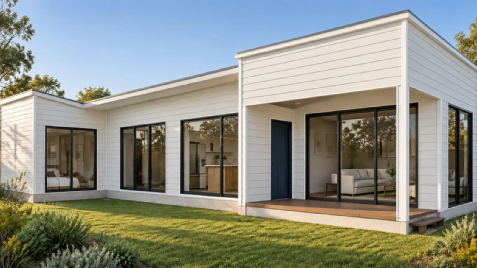 The Blanche granny flat — Hamptons facade treatment