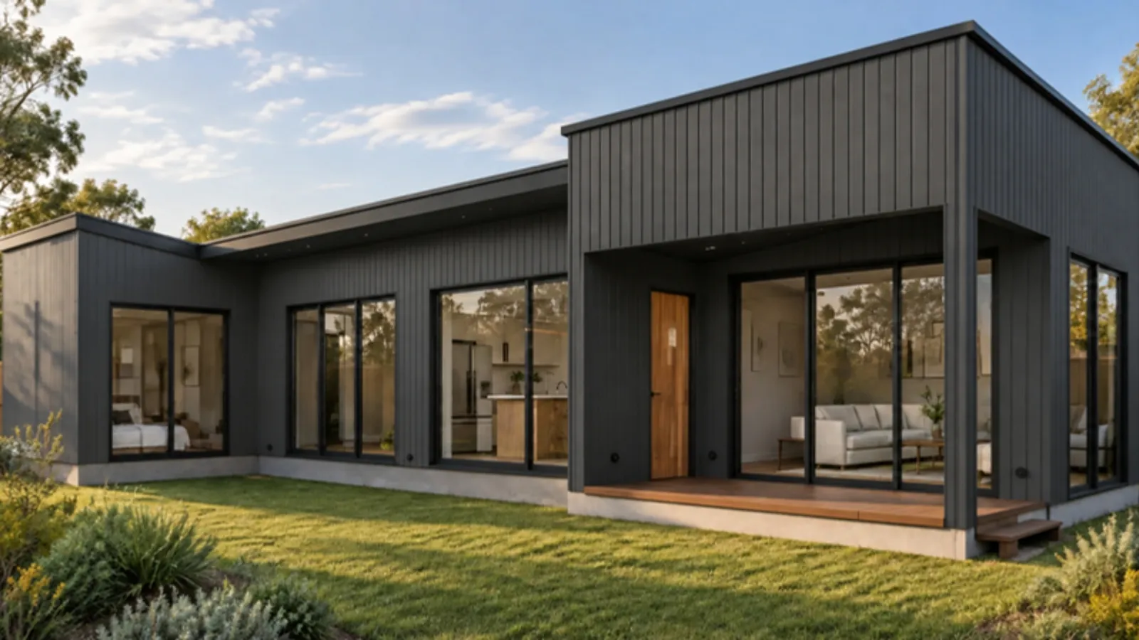 The Blanche granny flat — Monument facade treatment