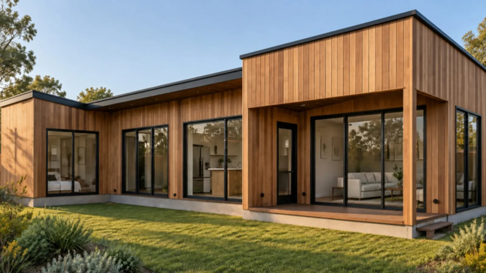 The Blanche granny flat — Timber facade treatment