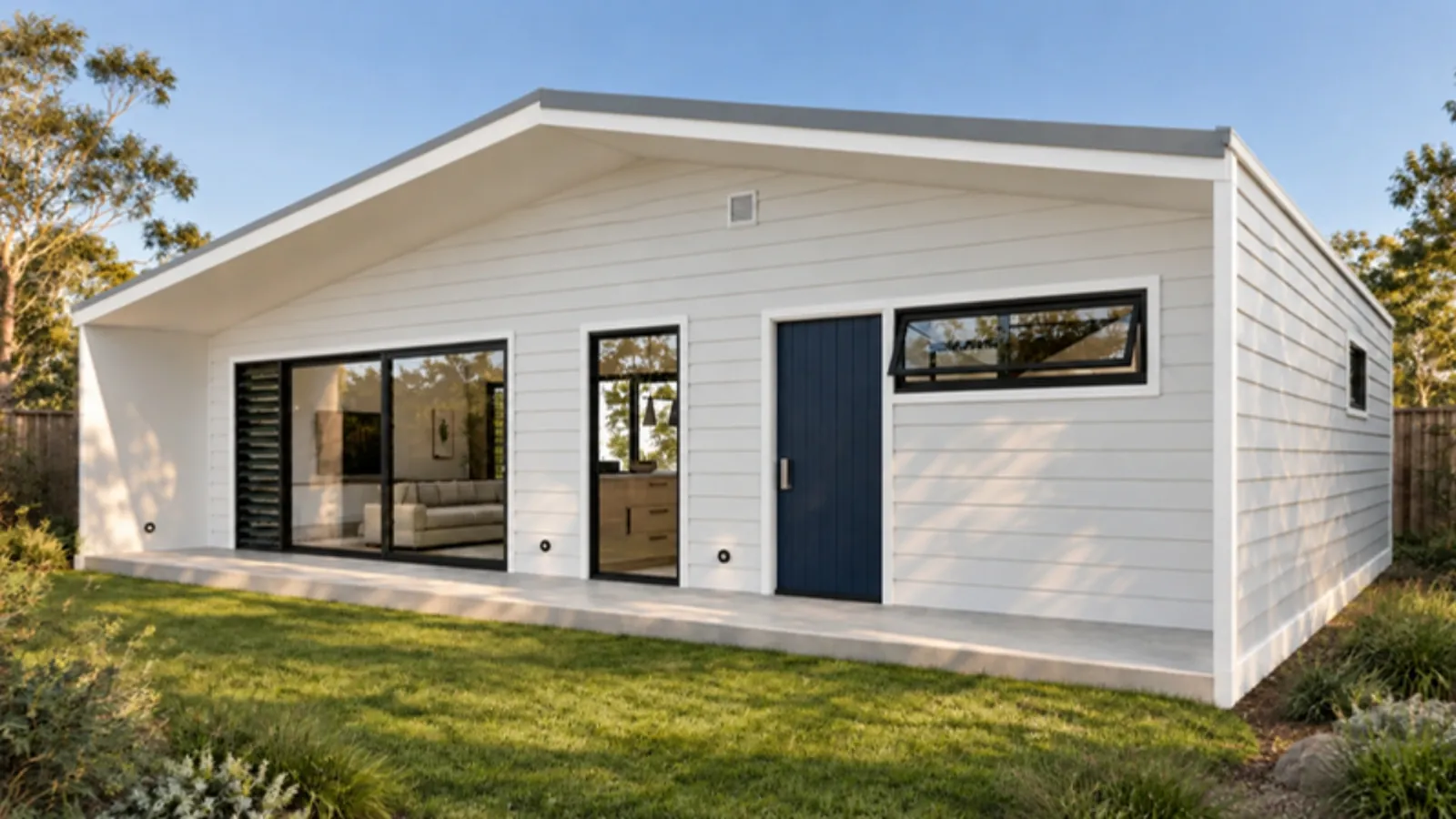 The Doris granny flat — Hamptons facade treatment