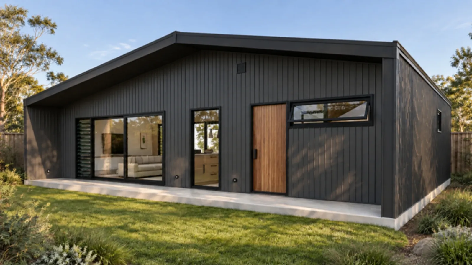 The Doris granny flat — Monument facade treatment