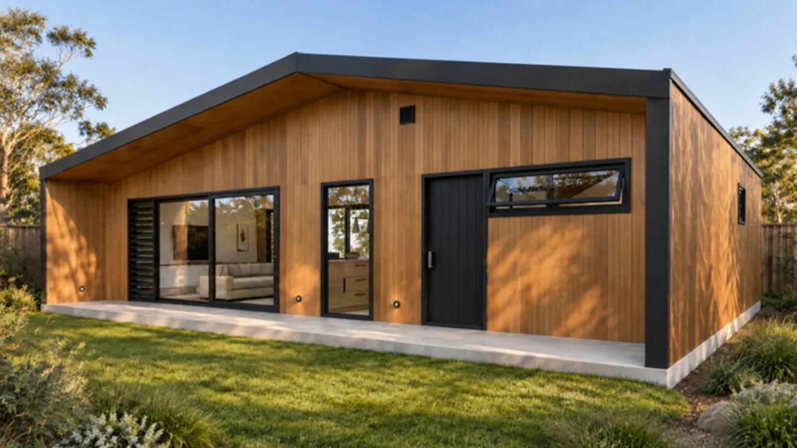 The Doris granny flat — Timber facade treatment