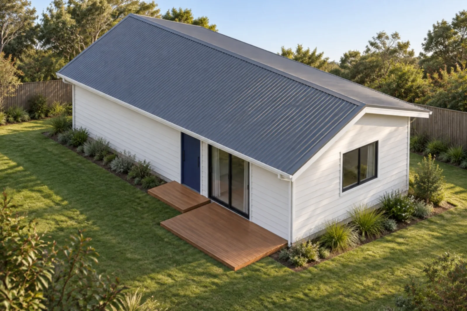 The Edna granny flat — Hamptons facade treatment