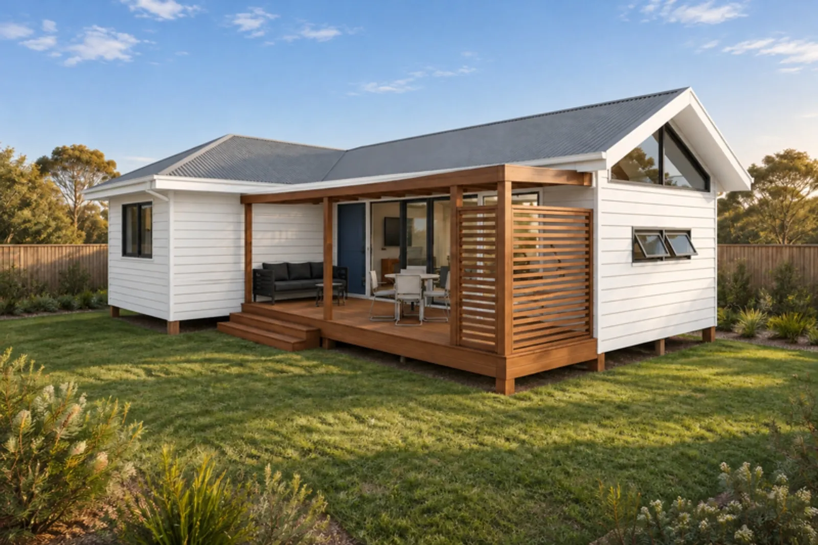 The Flo granny flat — Hamptons facade treatment
