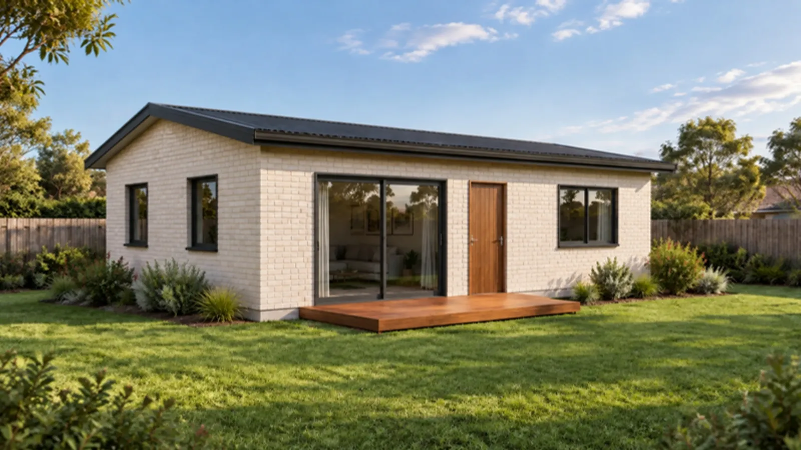 The Gabby granny flat — Brick facade treatment