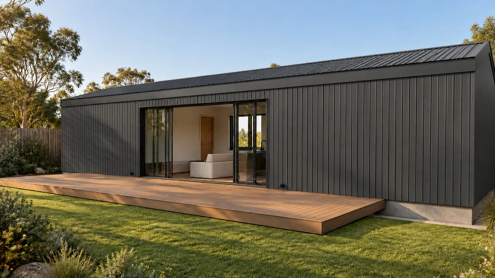 The Ginny granny flat — Monument facade treatment