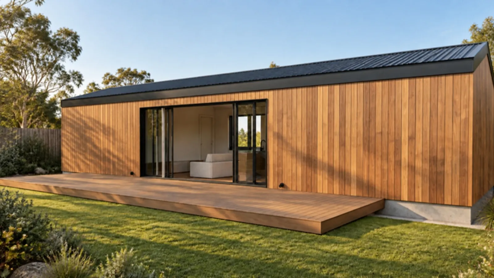 The Ginny granny flat — Timber facade treatment