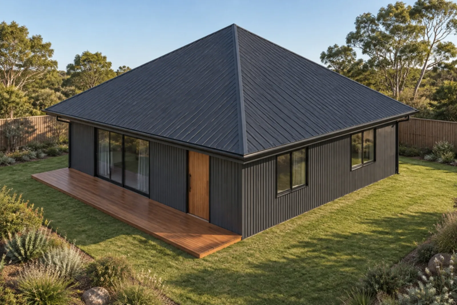 The Gladys granny flat — Monument facade treatment