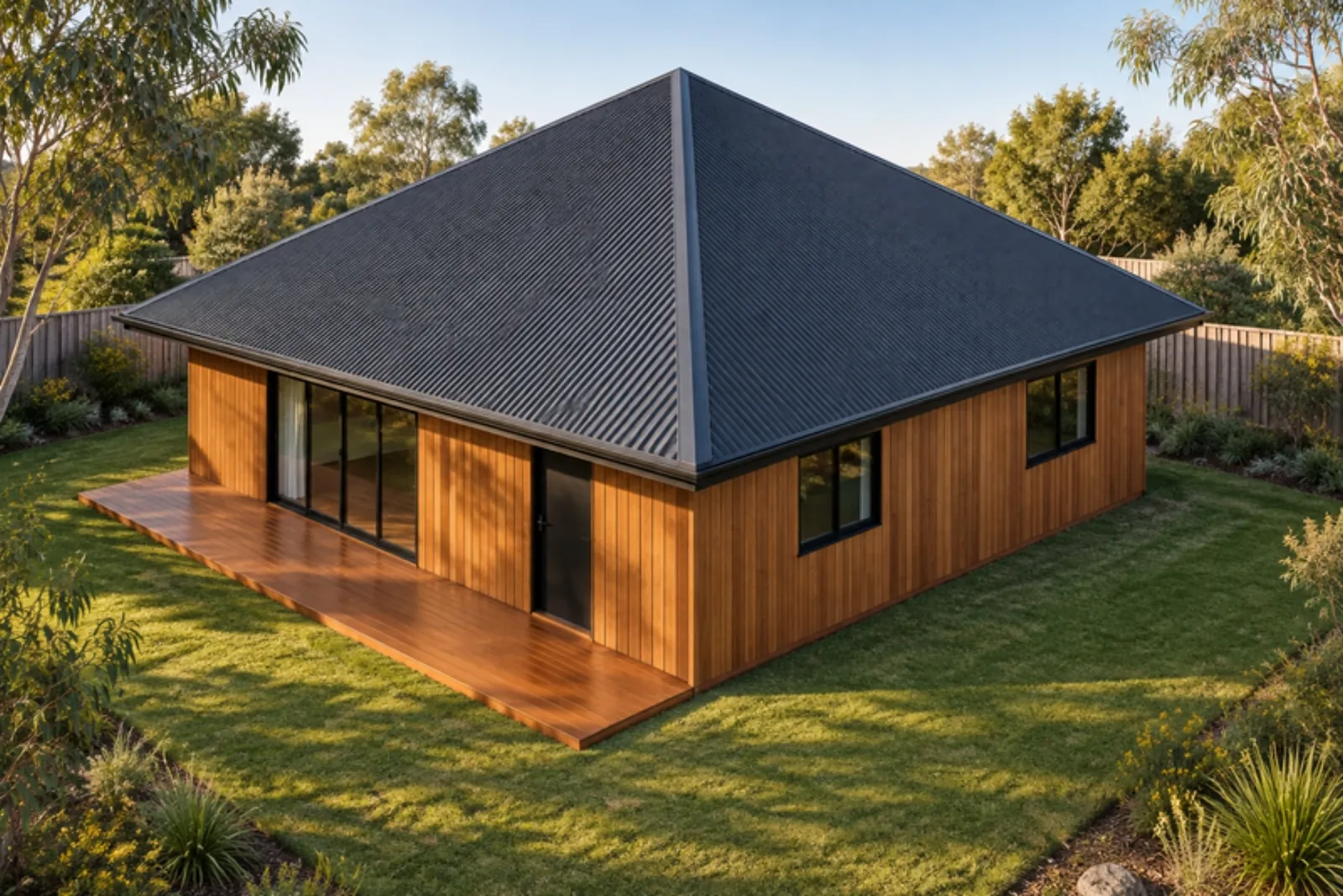 The Gladys granny flat — Timber facade treatment