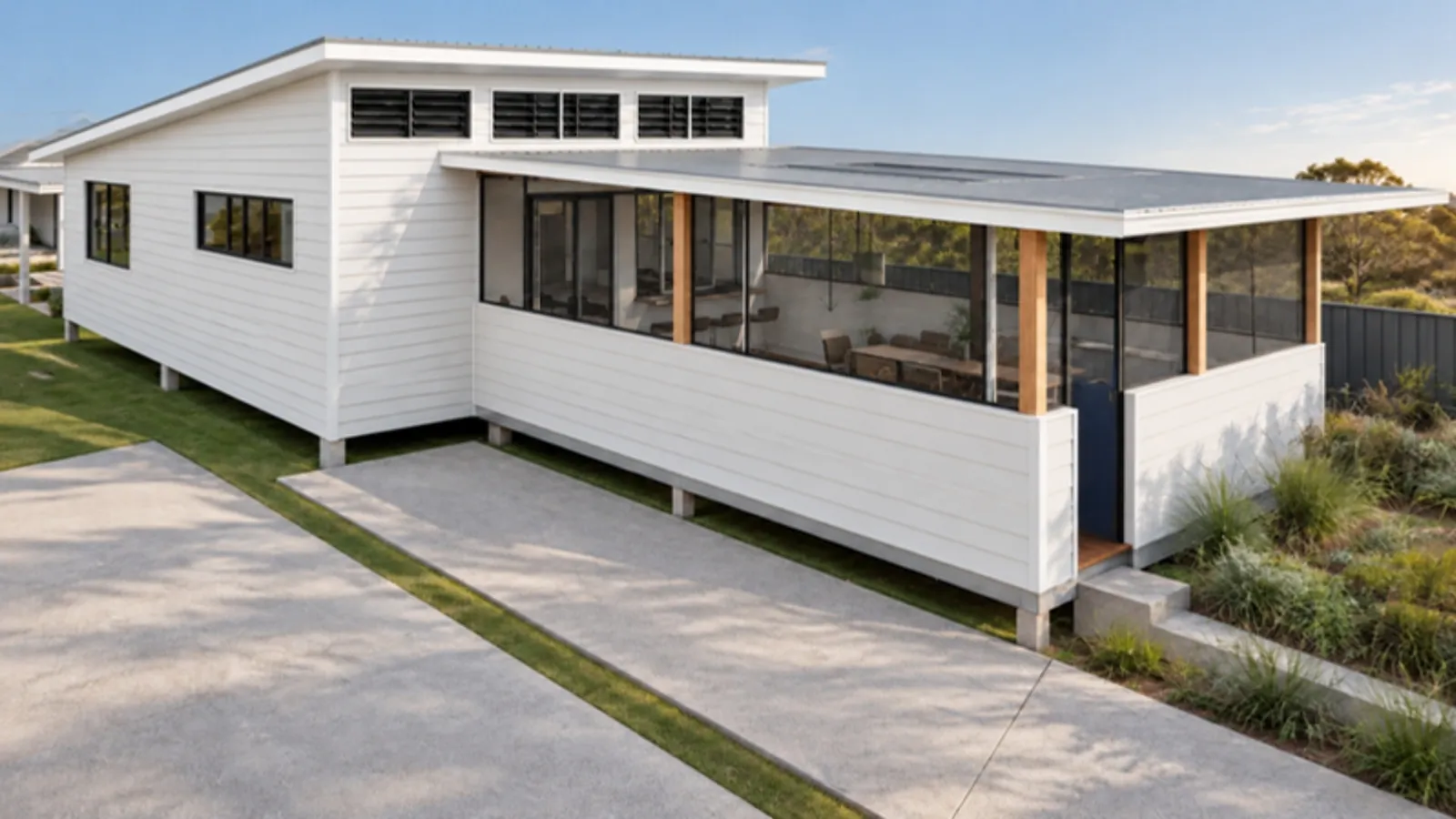 The Hazel granny flat — Hamptons facade treatment