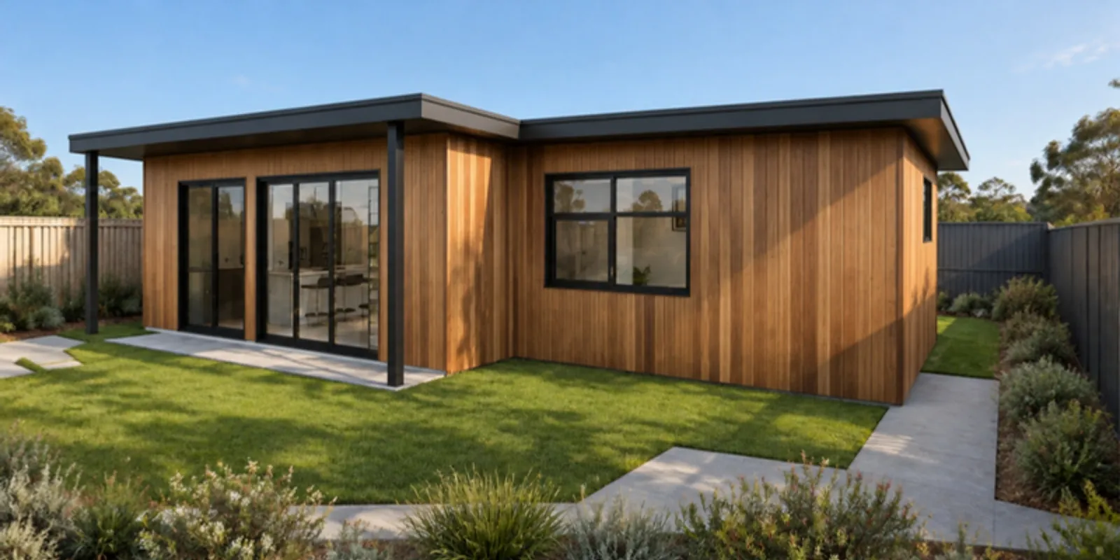 The Joyce granny flat — Timber facade treatment
