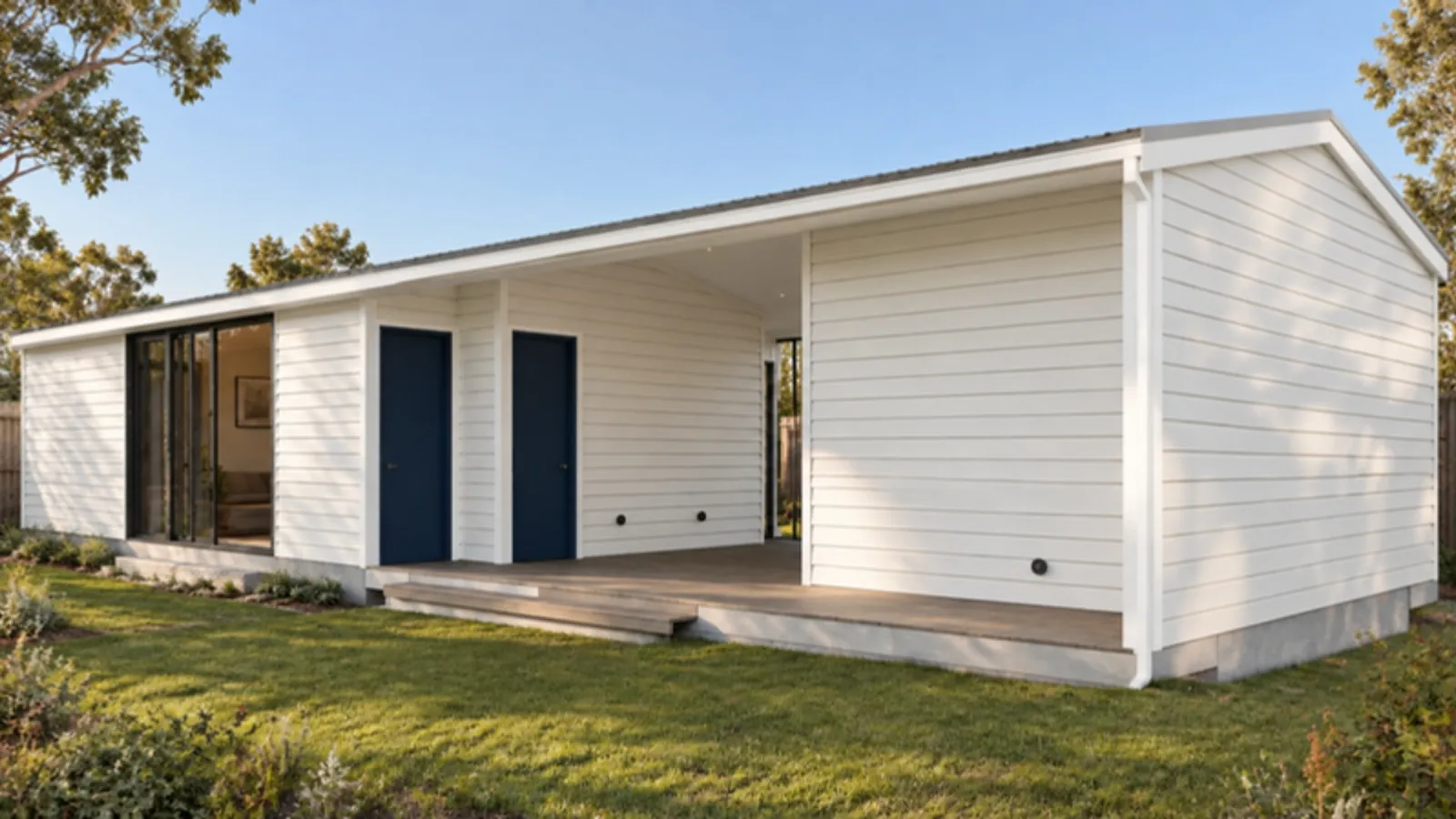 The Lotta granny flat — Hamptons facade treatment