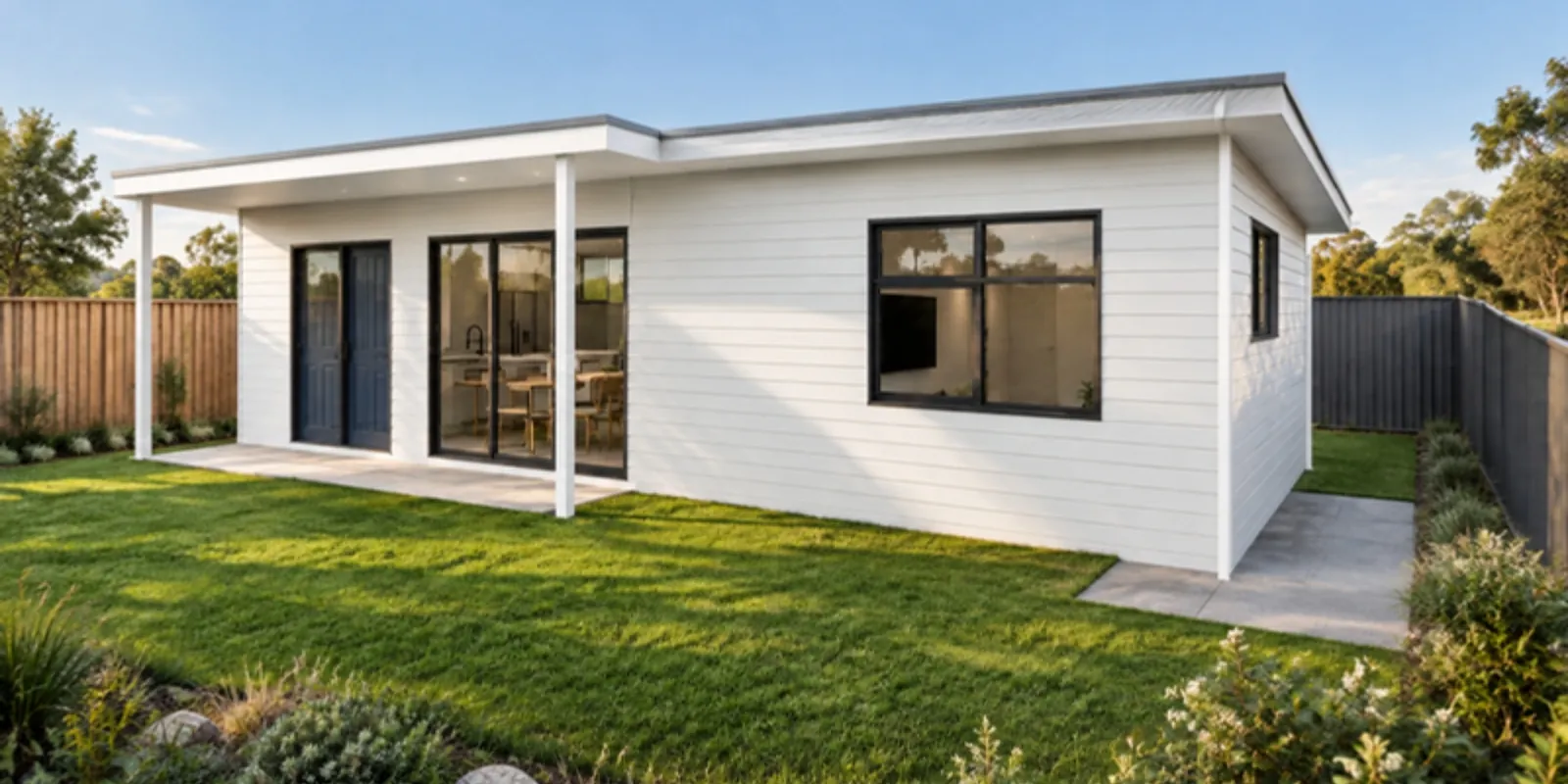 The Maude granny flat — Hamptons facade treatment
