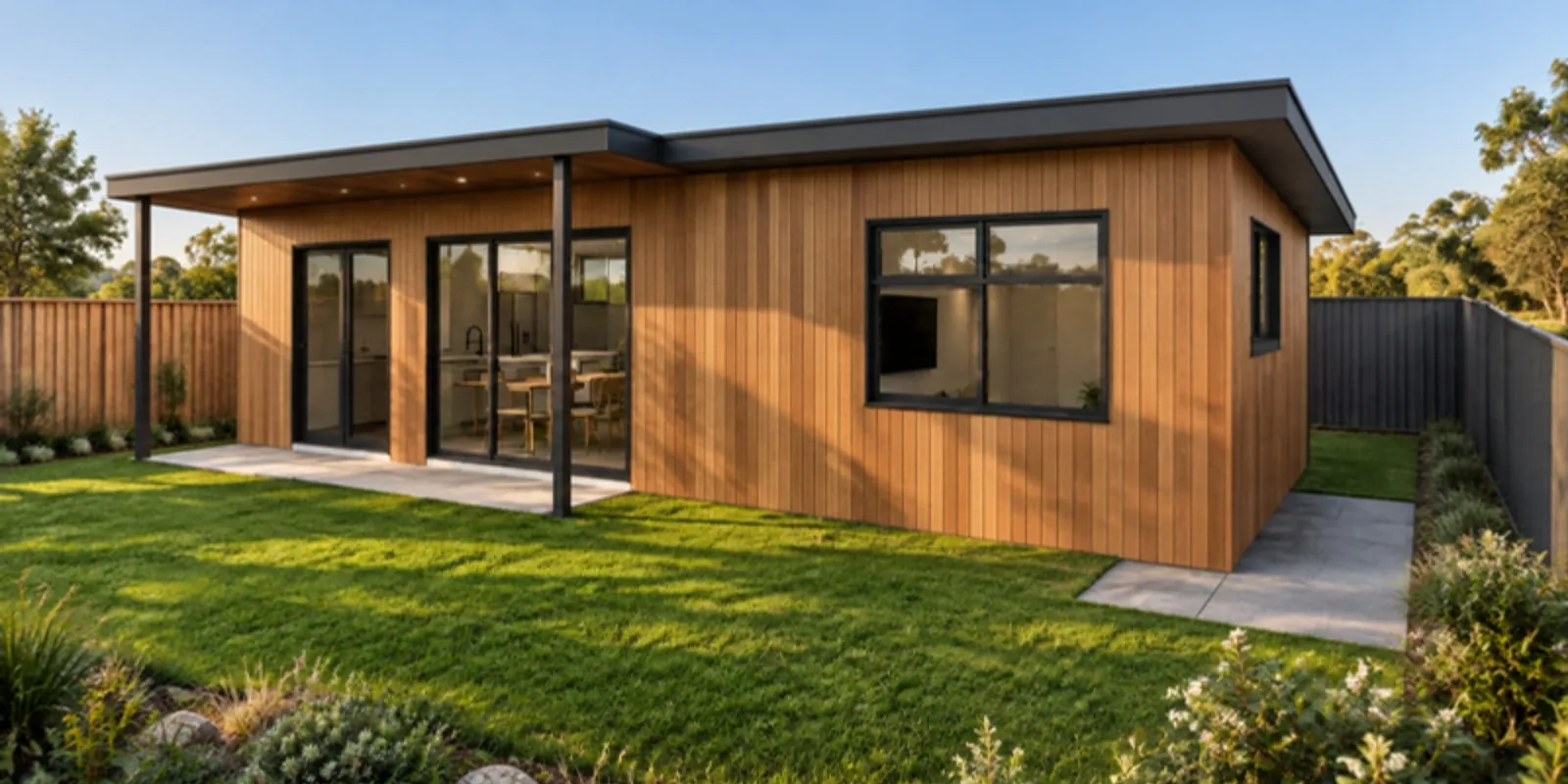 The Maude granny flat — Timber facade treatment