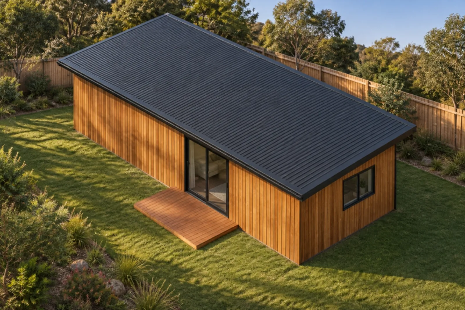 The Mavis granny flat — Timber facade treatment