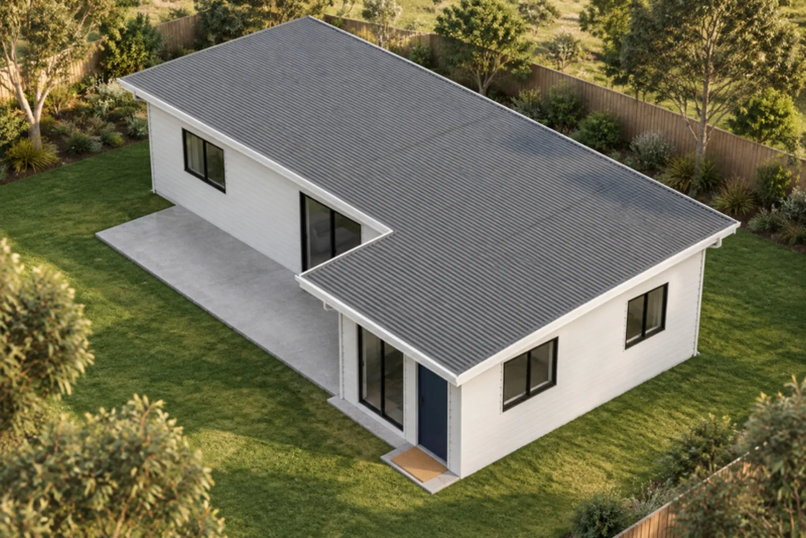 The Norma granny flat — Hamptons facade treatment