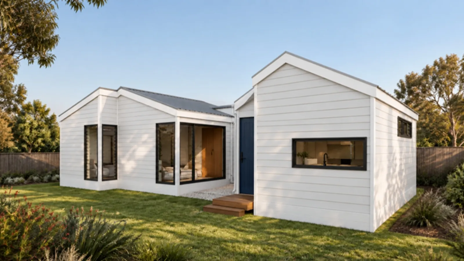 The Pattsi granny flat — Hamptons facade treatment
