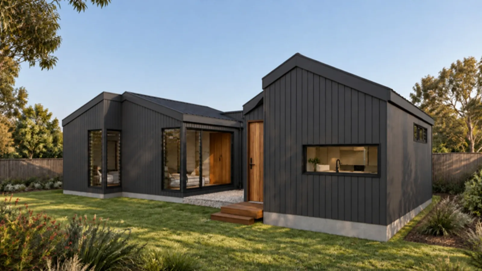 The Pattsi granny flat — Monument facade treatment