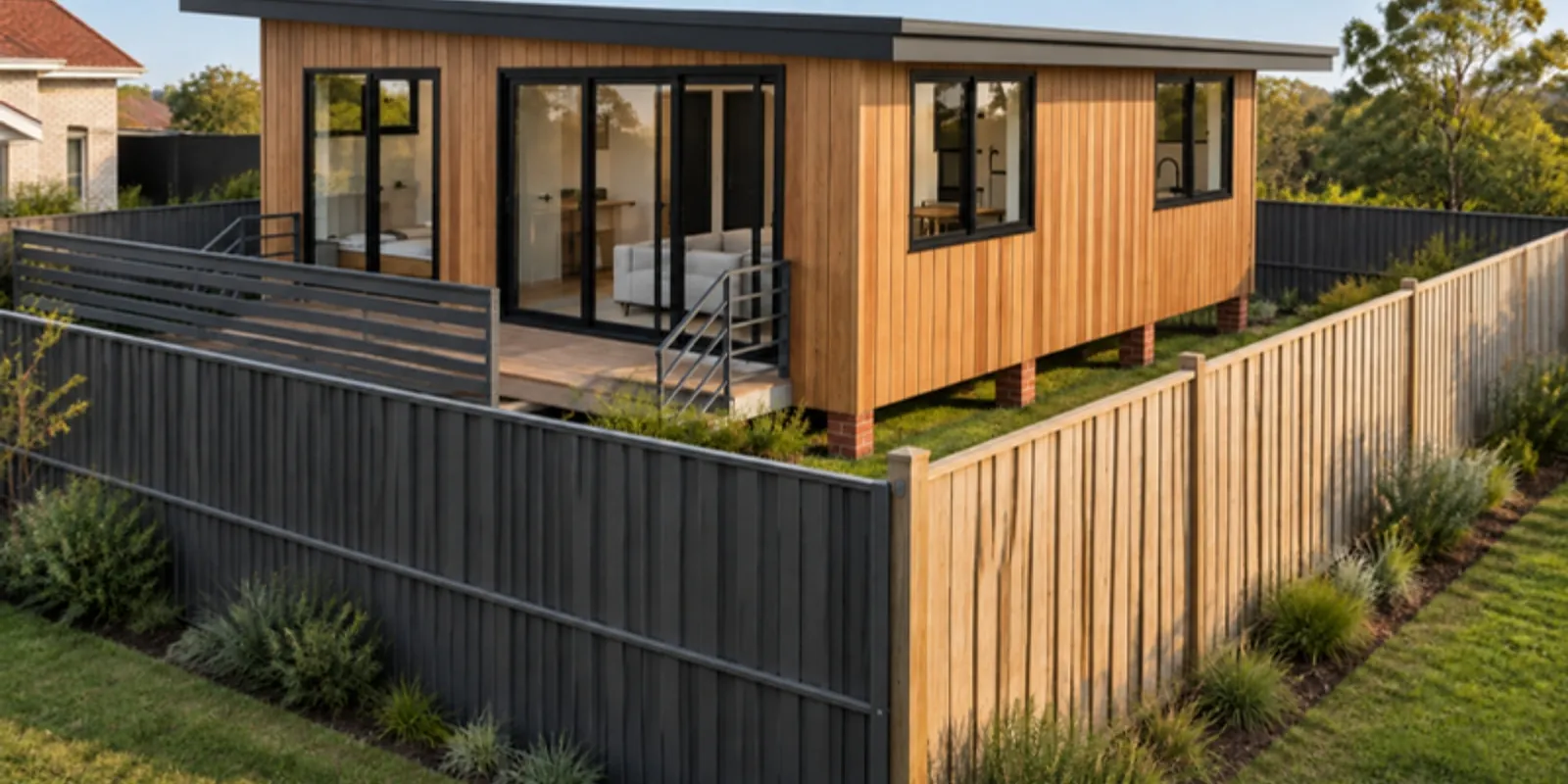 The Peggy granny flat — Timber facade treatment