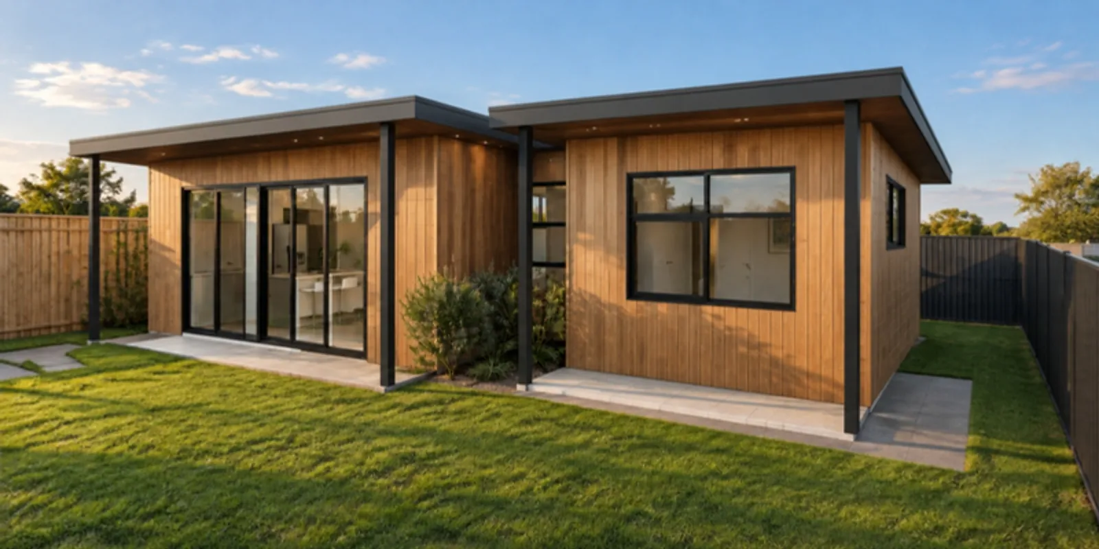 The Vera granny flat — Timber facade treatment