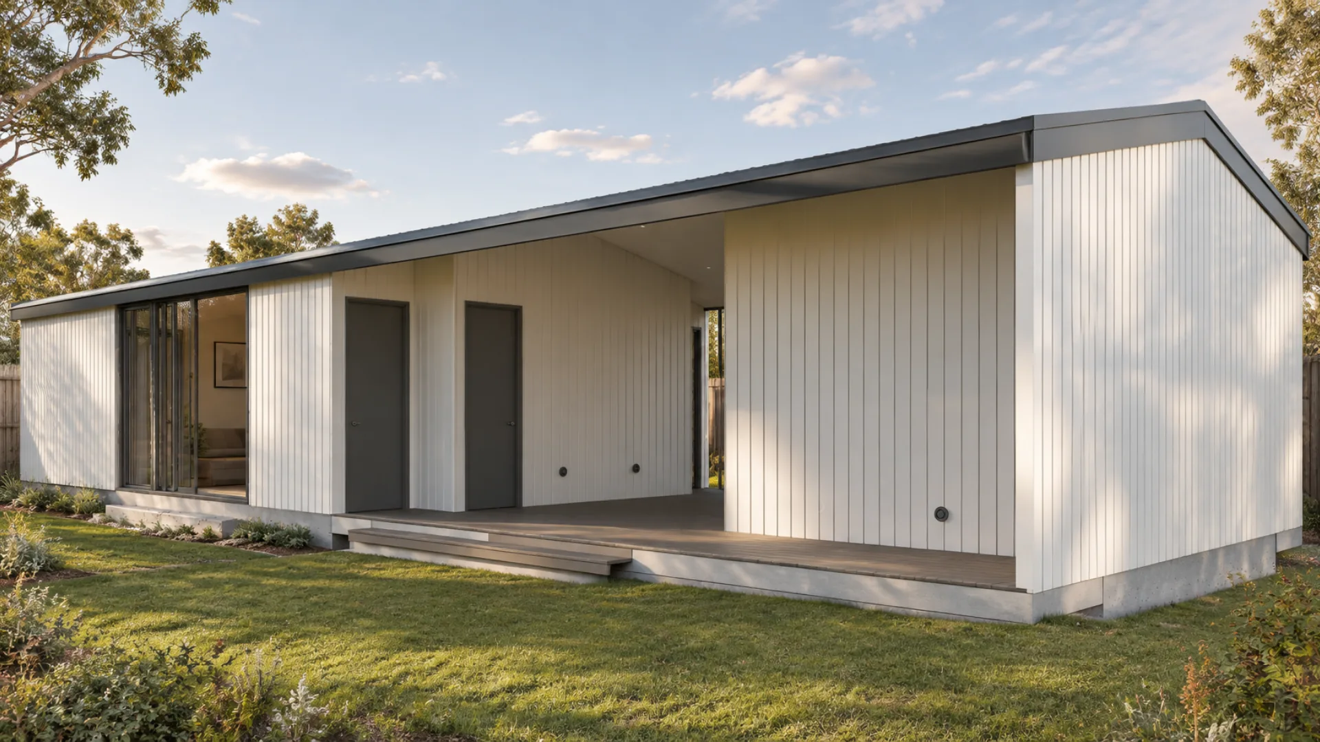 The Lotta granny flat — two bedrooms plus a stand-alone office